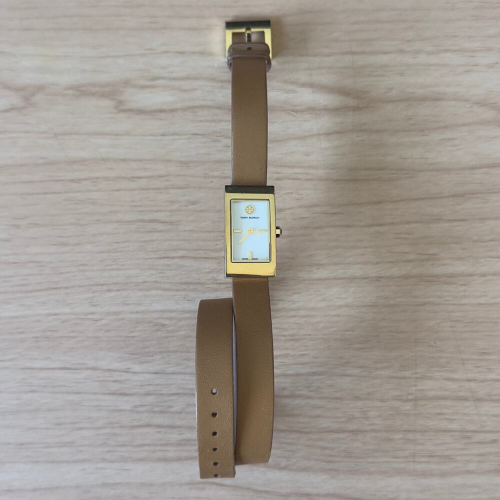 Tory Burch Buddy Signature Double Wrap Watch TRB2007
